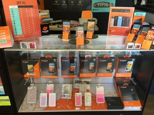 Great selection on stocked phones !!!