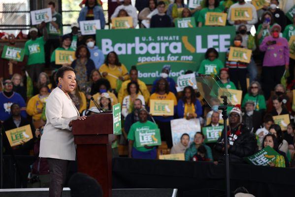 Barbara Lee Senate Campaign Kick off event