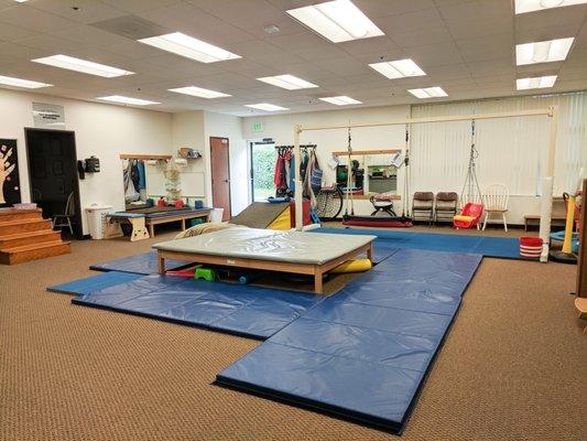 We have various equipment and space to be able to provide specialized treatment for children of all ages and abilities.