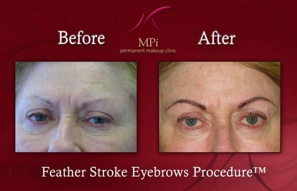 Permanent eyebrows, microblading, eyebrow tattoo, MPi Permanent Makeup