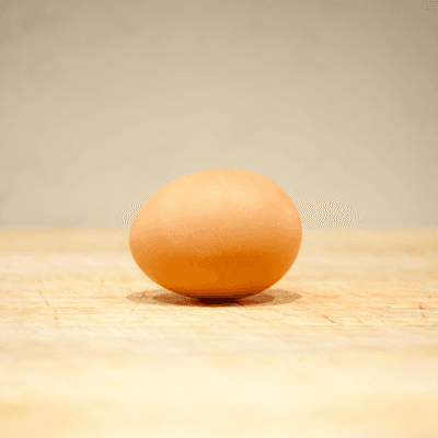 Why did we take a picture of an egg? Simple! 
 
 Our ingredients are who we are - we source for sustainability, ethical & quality.