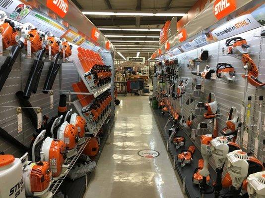 We sell and Service Stihl power equipment and accessories