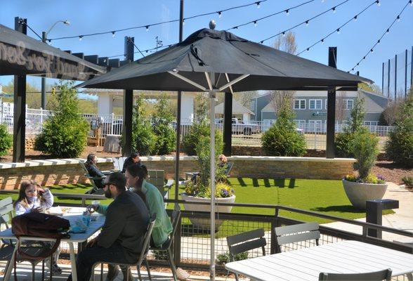 Patio - Outside Dining but a little cool today