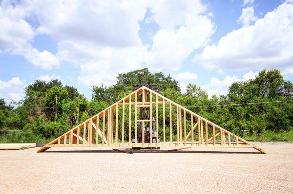 Our custom trusses are built in-house, just for you.