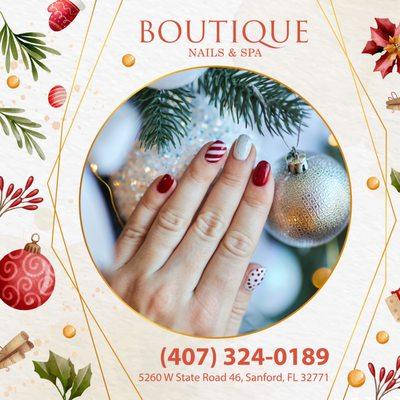 The Christmas holiday blues are real, but your manicure doesn't have to be.