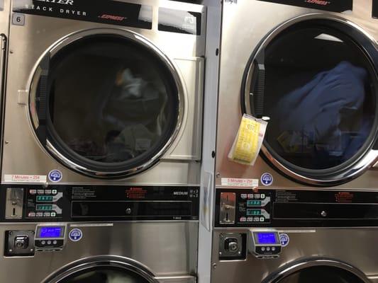 Different size dryers