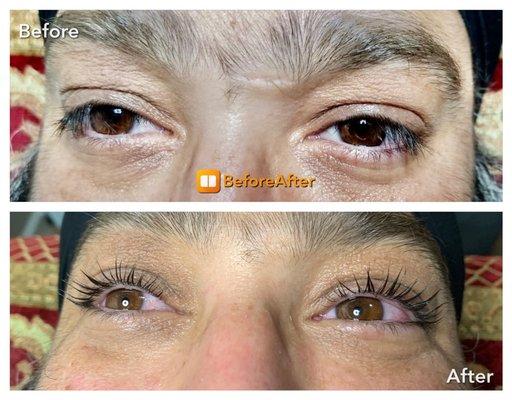 Eyelash lift