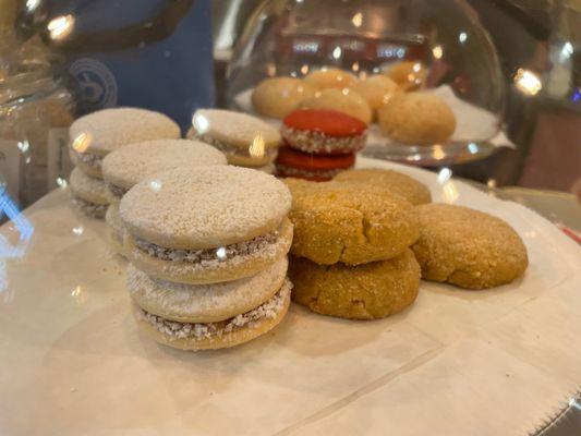 Alfajores (cookies on the left with caramel) were buttery goodness.