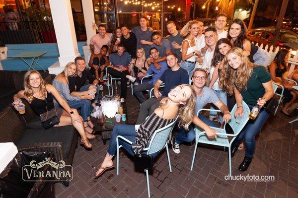 The party is at Veranda Each and Every Weekend! Bring the Squad.