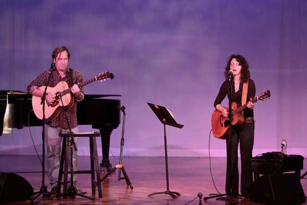 Richard Shindell & Lucy Kaplansky April 2010 Photo by Steven Sandick