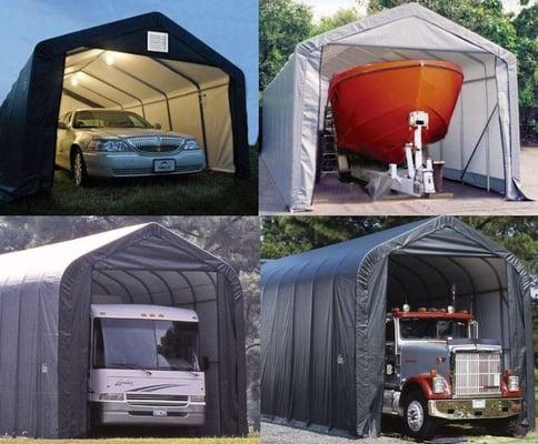 RV portable garage shelter