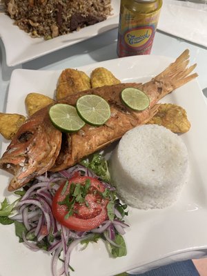 Pargo frito