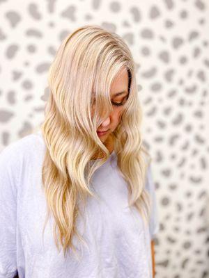 Blonde highlights