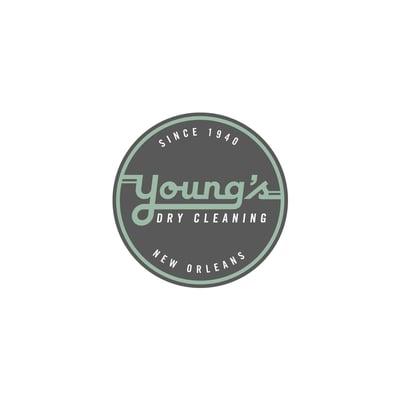 Young's Dry Cleaning logo.