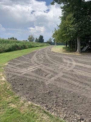 Driveway construction