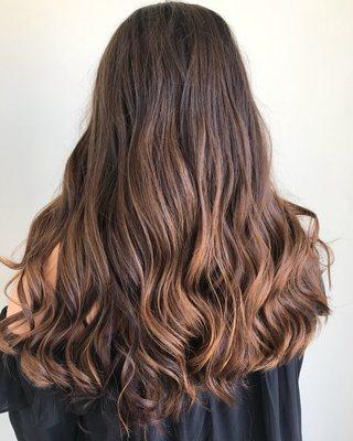 Beach saves and seamless balayage