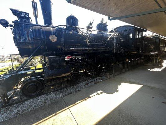 A replica of the same engine Casey Jones rode