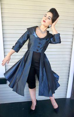 DIVA DUSTER in Midnight Blue in sizes S-3X