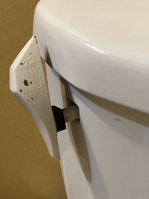 Broken toilet handle