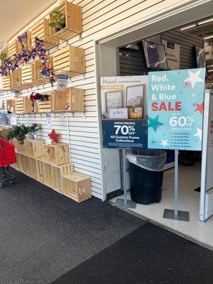 Entry with Sale Signs!