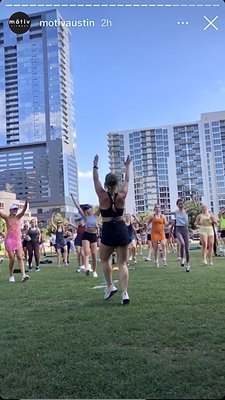 Outdoor voices & motiv cardio dance workout