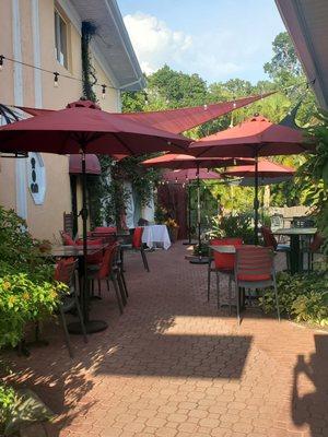 Outside dining patio