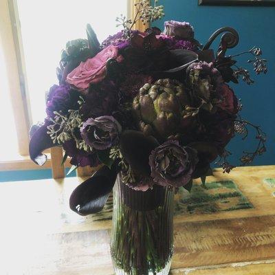 My wedding bouquet. This photo does NOT do it justice.