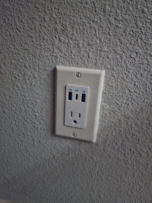 New USB outlet