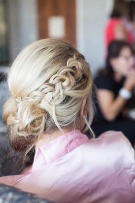 Bridesmaid updo