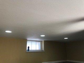 Seamless drywall in a difficult space