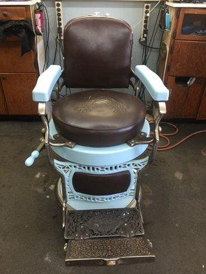 1890 original barber chairs