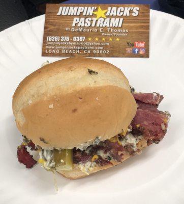 The best pastrami sandwich I have ever had.