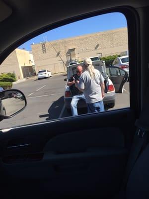 Just practicing fishing in the dmv parking lot. Because reasons...