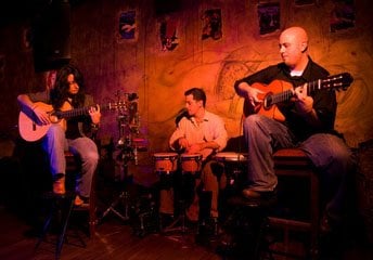 Jay & Lee with Chris Howard on Percussion live at Downhouse Lounge