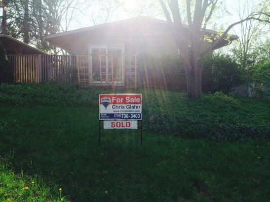 Sold, a nice ranch in West Ann Arbor