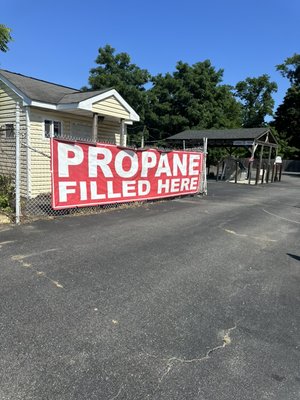 Located at 2433 middle country rd we are a full service propane fill station. Drive right in with easy access.