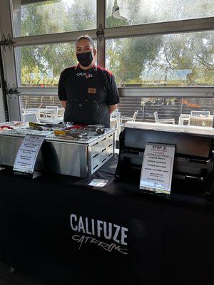 Working with Califuze catering.