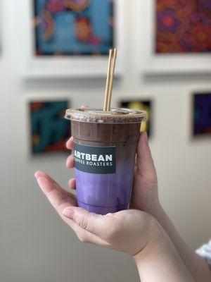 Ube latte