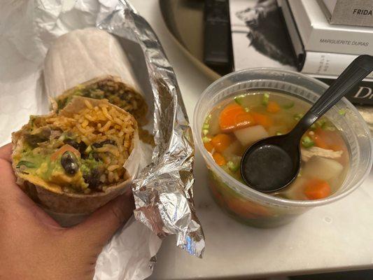 5. Chipotle Steak Burrito and  35. Spicy Chicken Jalapeno Soup