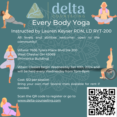 Yoga is every Wednesday evening. Please register online!