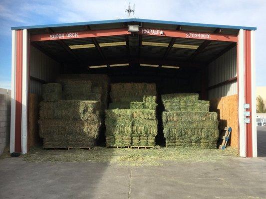 Lots of hay