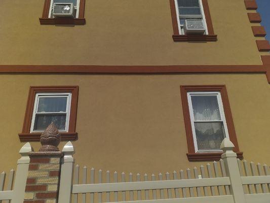 California stucco and fence