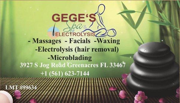 Massages-Facials-Waxing- Electrolysis-Microblading