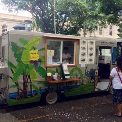 New food truck, Thai! on Mililani Street today- February 25, 2014