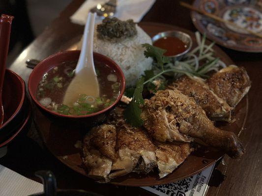 2. Hainanese Roast Chicken Rice