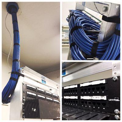 Network upgrade w/ cat6e and Leviton.