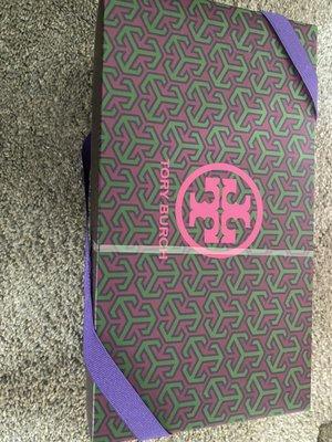 Tory Burch packaging