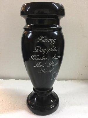 Vase Urn with Laser Engraving