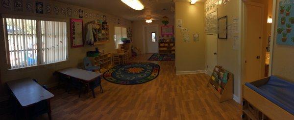 A classroom in our Toddle Inn program.