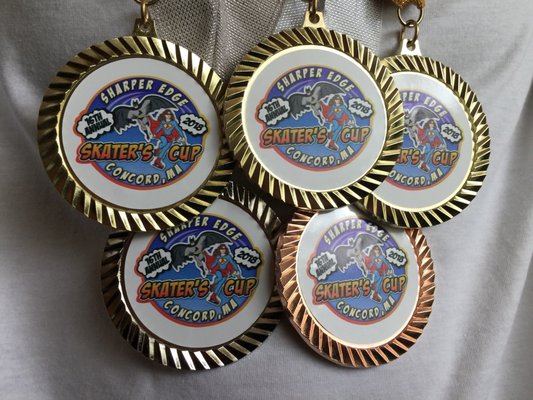 Success = 3 golds, 1 silver and 1 pewter